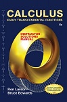 Calculus Early Transcendental, 6E, Solution by Ron Larson, Bruce Edwards